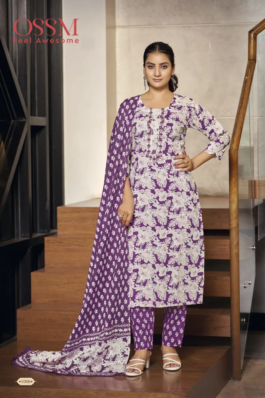 Malhar Vol 4 By Ossm Cotton Printed Kurti With Bottom Dupatta Orders In India